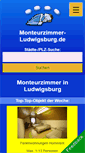 Mobile Screenshot of monteurzimmer-ludwigsburg.de